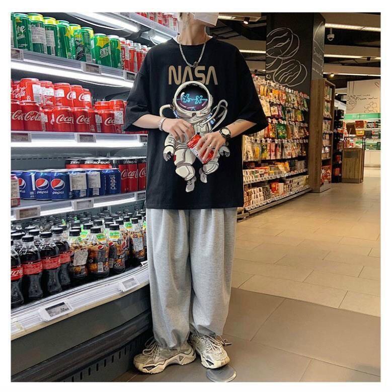 Áo Thun NA-SA Nam Nữ Ulzzang Unisex, Áo thun unisex phông tay lỡ form rộng DISOUT nam nữ cotton ulzzang oversize