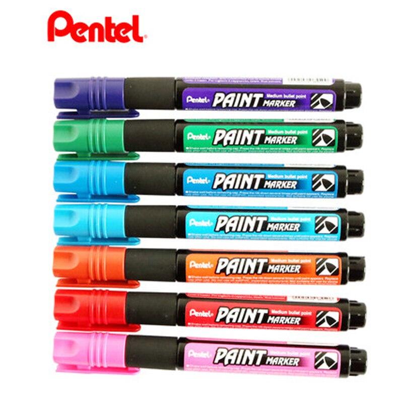 Bút sơn Pentel Paint Marker MMP20 | Màu Sắc Sống Động Mịn Màng | Viết Tốt Trên Nhiều Bề Mặt