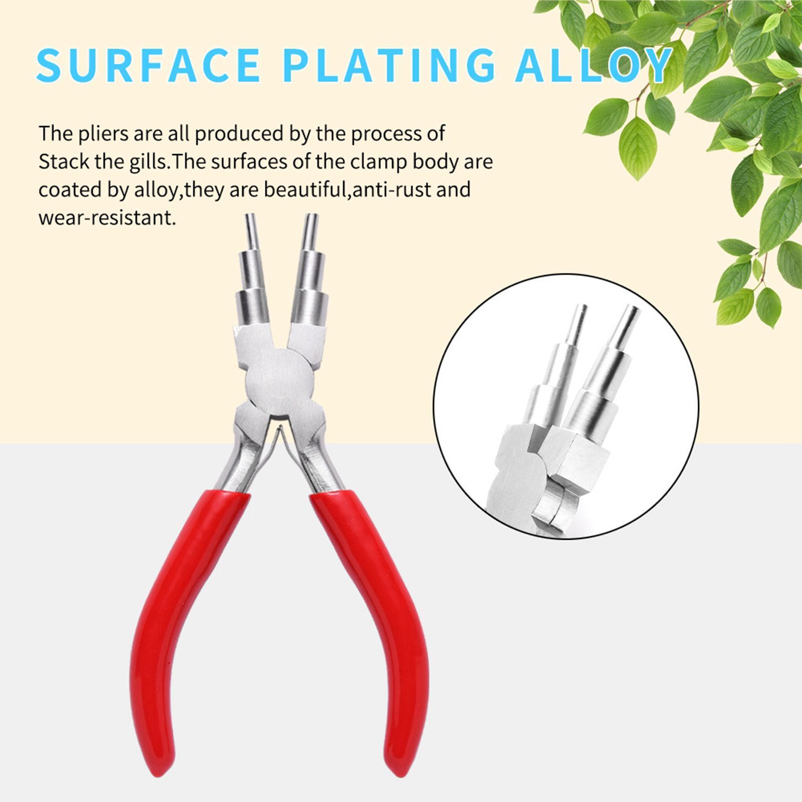 2 Pieces Heavy Duty Bail-Making Pliers for Bailing Jewelry Making Crafting
