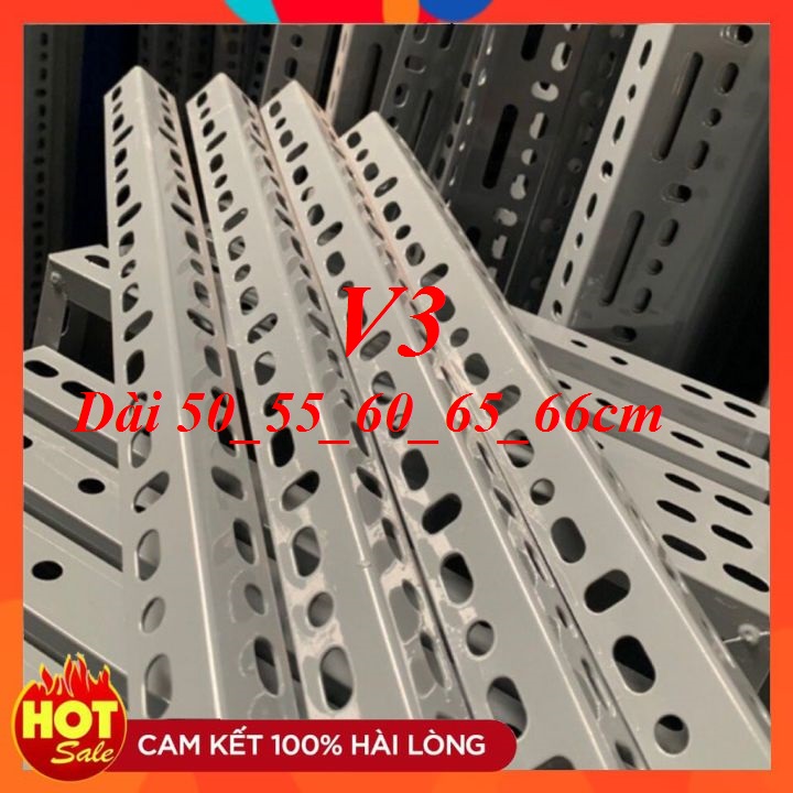 Cây sắt V lỗ V3x3cm dày 1.5li