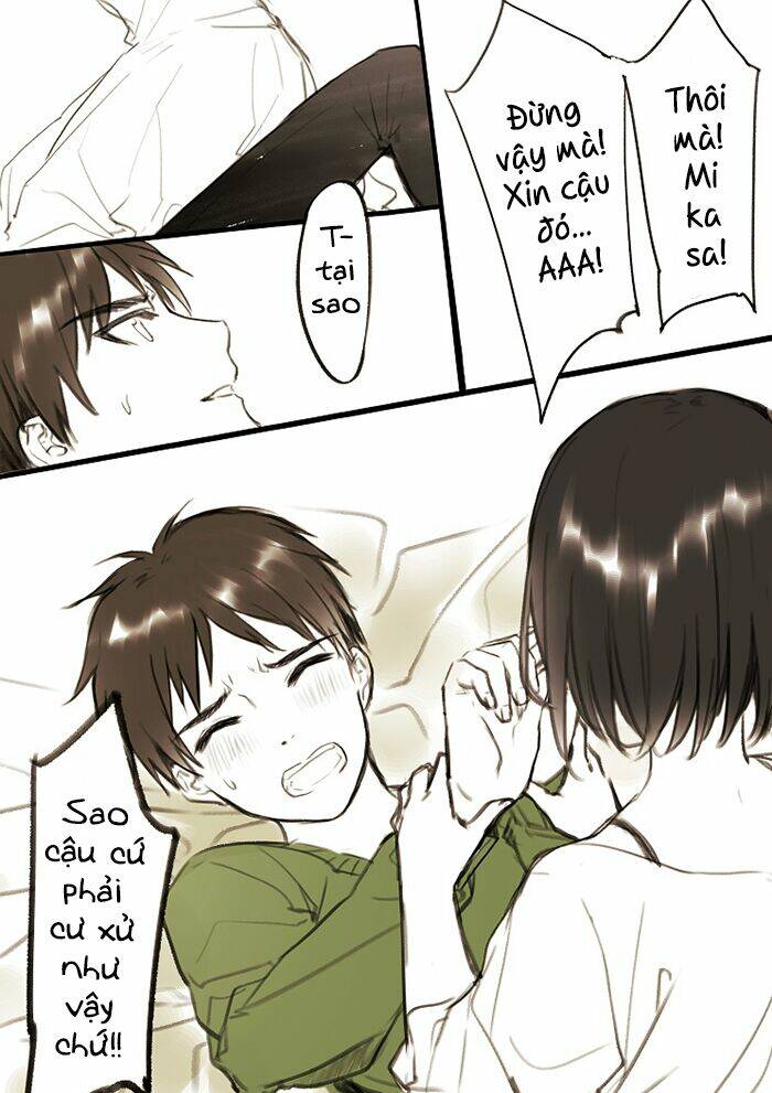 tấn công người khổng lồ - doujinshi our night chapter 1 5