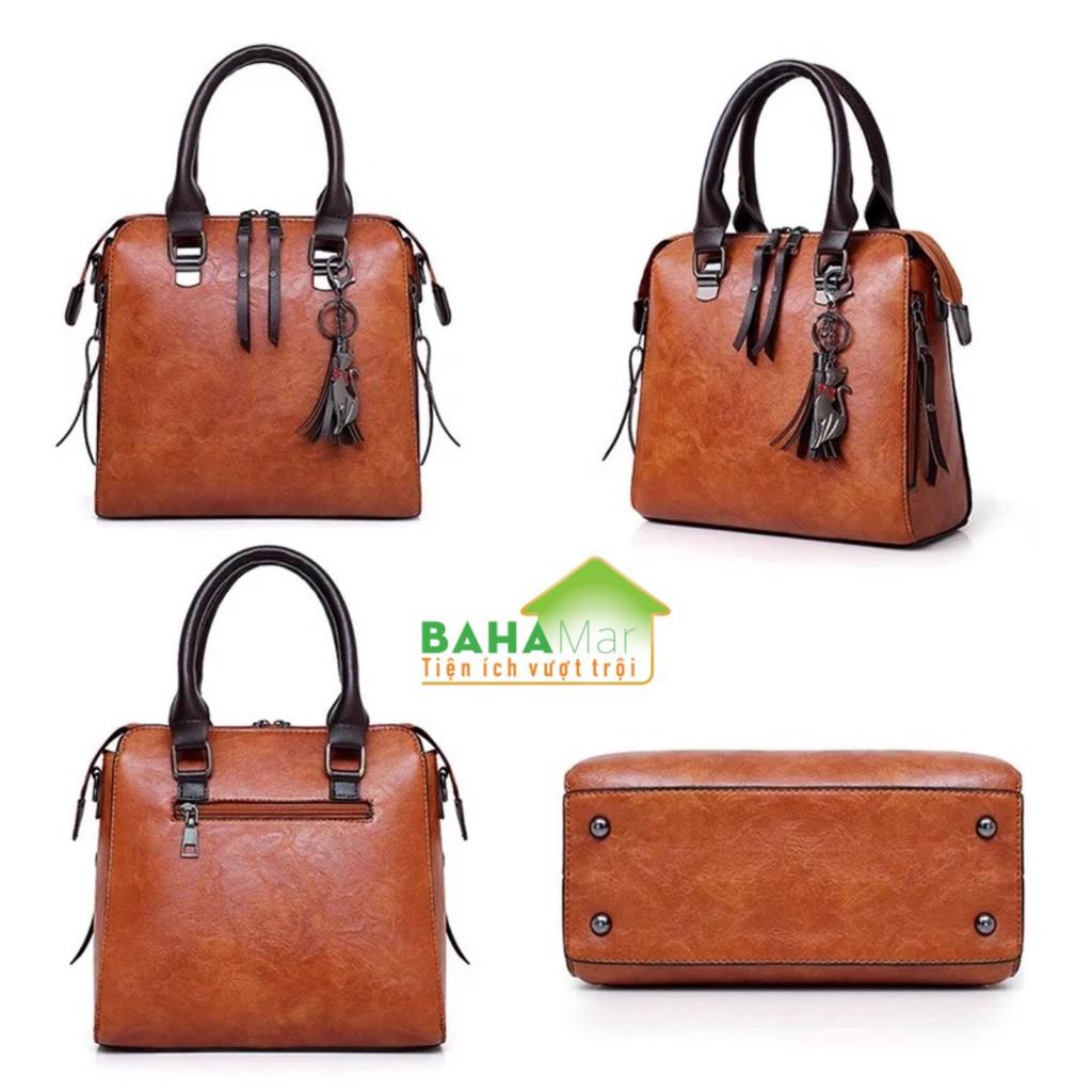 BỘ 4 TÚI DA THỜI TRANG Túi xách nữ công sở đẹp cao cấp set 4 món da sang trọng, thời trang