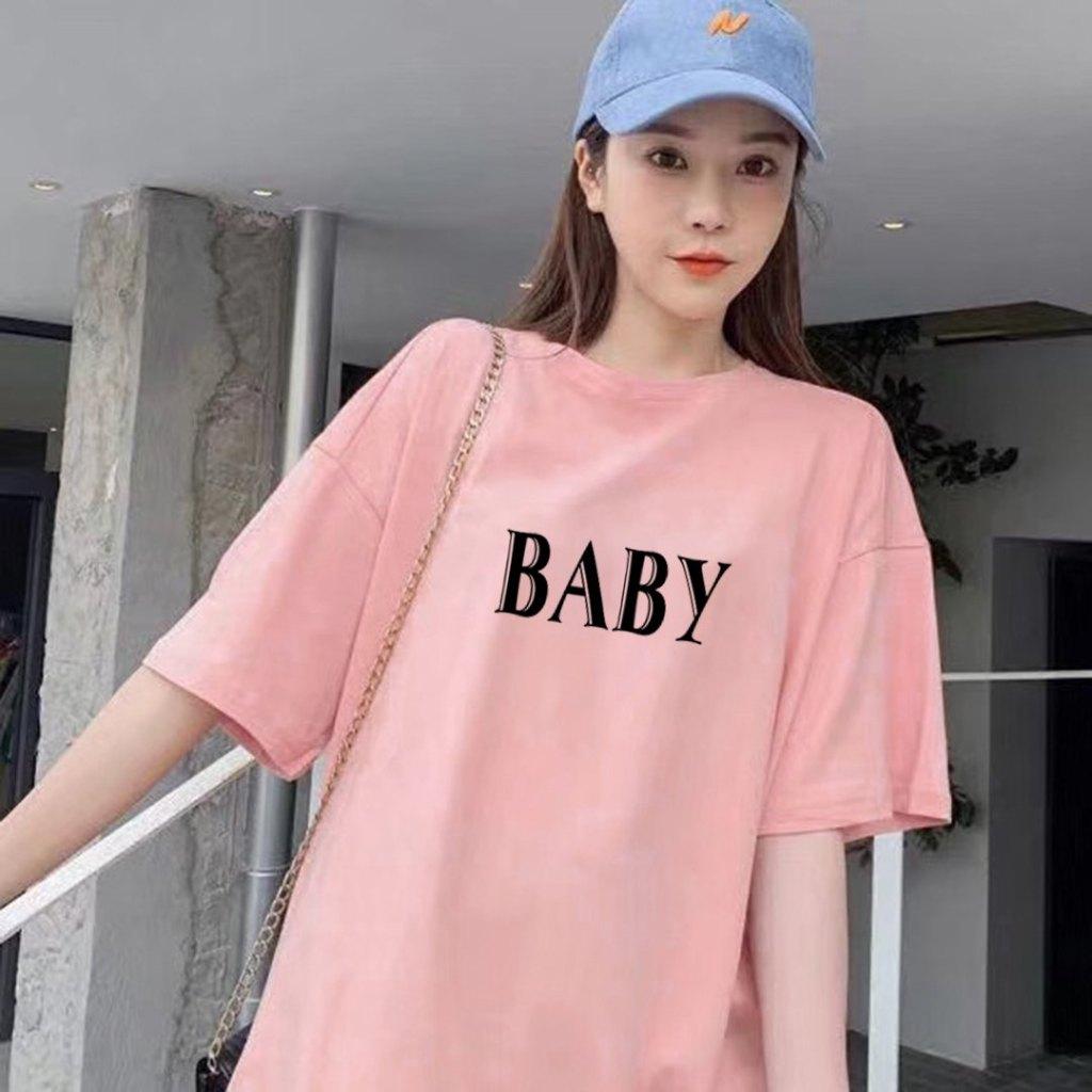 Áo Thun Tay Lỡ In Baby