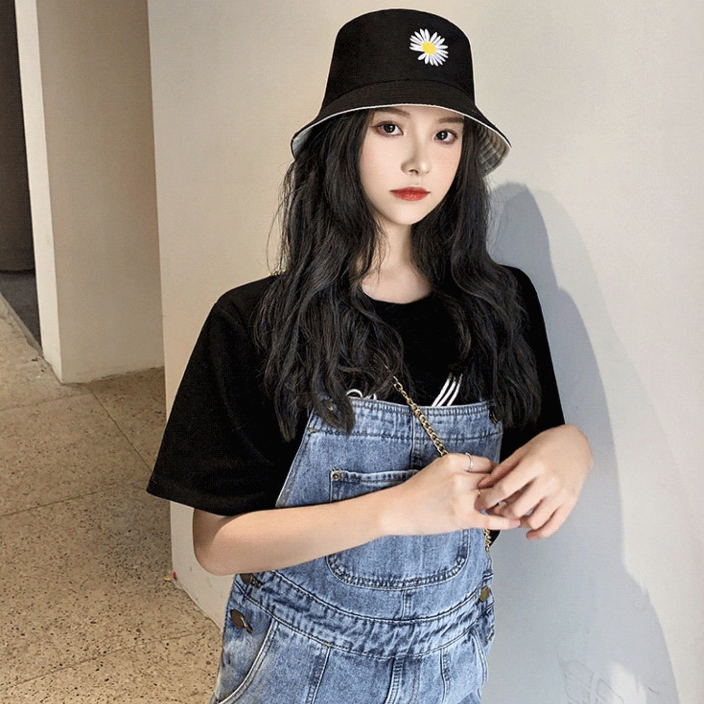 Mũ bucket nam, nón bucket nữ, mũ thời trang hoa cúc cực hot cực chất siêu ngầu MD07