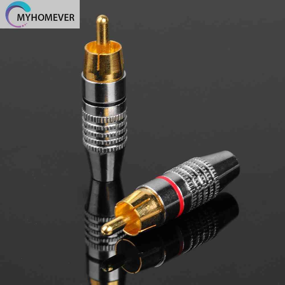 Set 10 Đầu Nối RCA DIY Chuyên Dụng