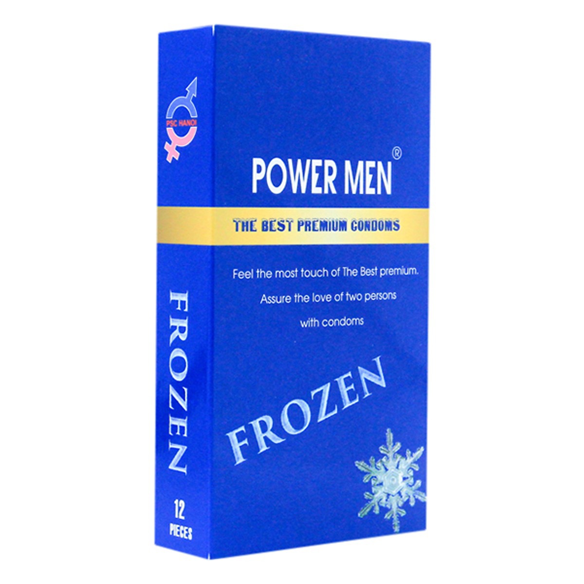 Combo 2 hộp bao cao su có gai gân hương bạc hà Power Men Frozen và bcs siêu mỏng hương bạc hà Power Men 0.03 Invi - Che tên sản phẩm