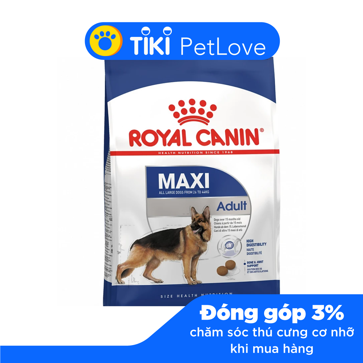 Thức Ăn Cho Chó Royal Canin Maxi Adult 10kg