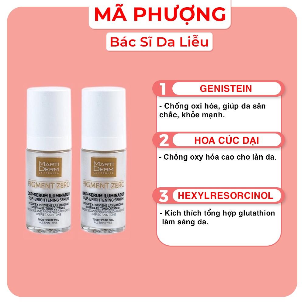 Tinh chất trắng da, giảm nám Martiderm Hydroquinone DSP Serum Iluminador 30ml