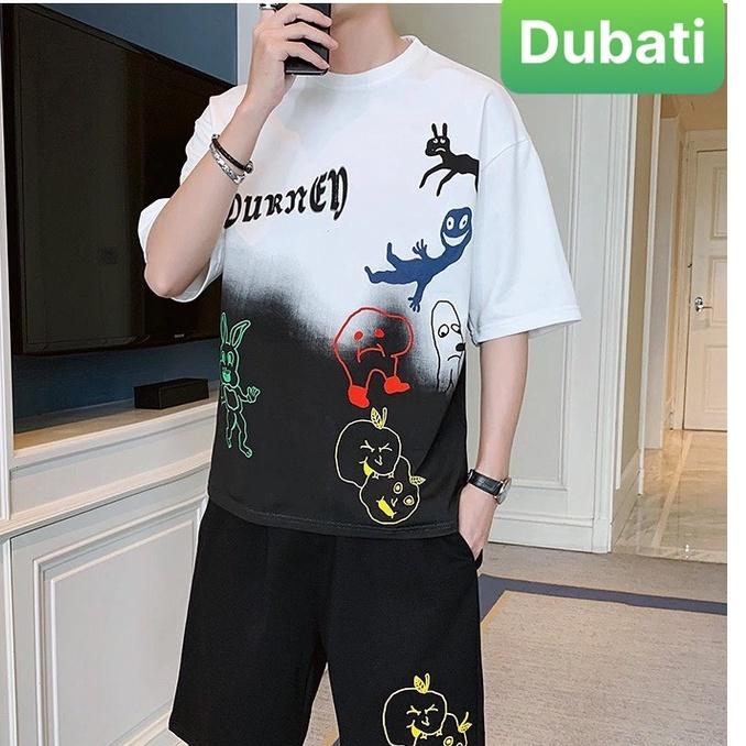 ĐỒ BỘ THỂ THAO NAM CHẾT VẢI COTTON THOÁNG MÁT MA JOYRNEY MẶC Ở NHÀ, ĐI CHƠI- DUBATI FASHION