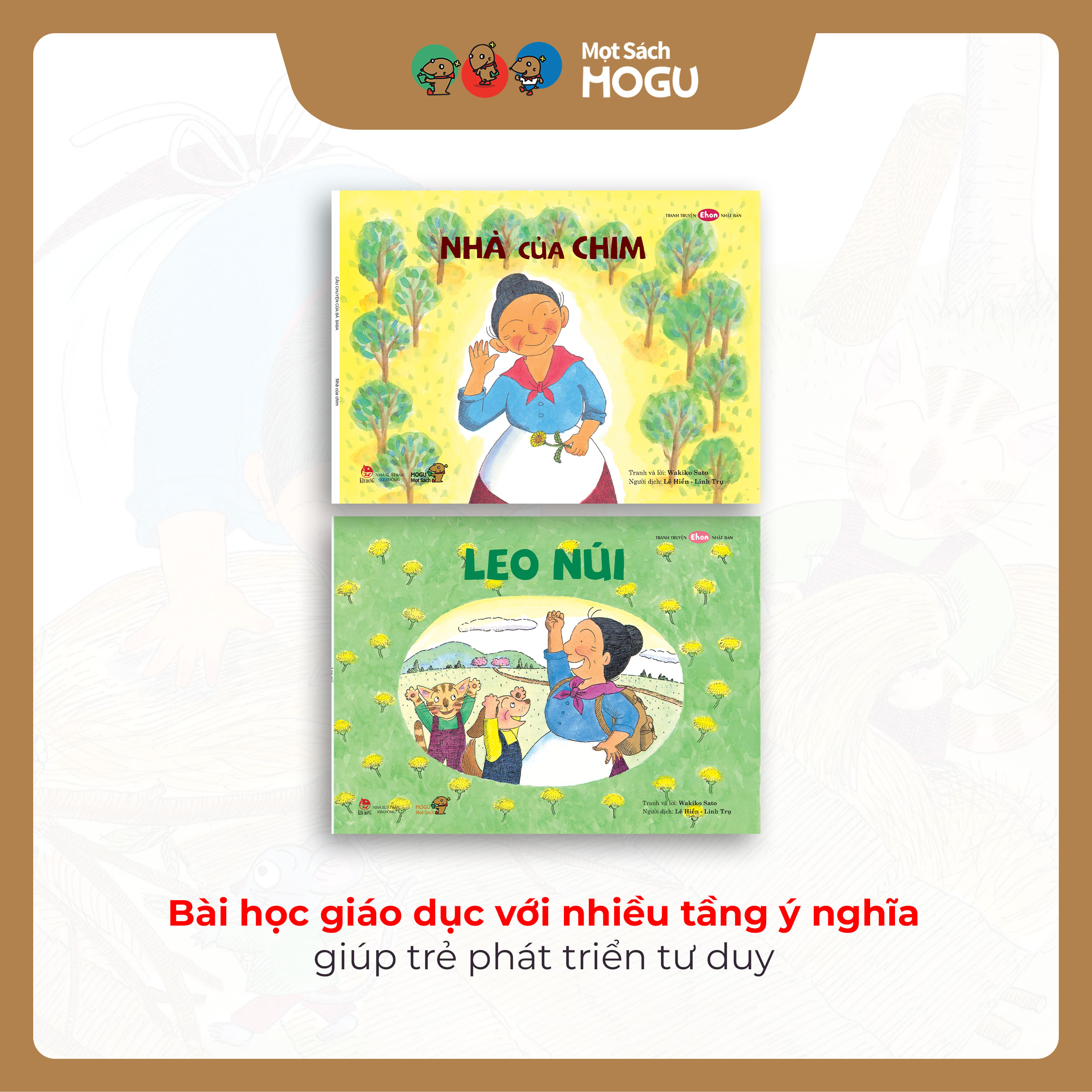 Truyện Ehon bé 3-4-5 tuổi - Bộ 10 cuốn Tuyển tập Bà Baba