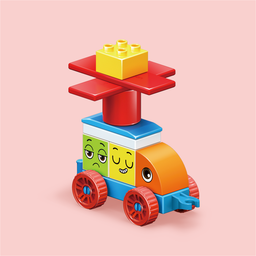 Đồ chơi lắp ráp giáo dục từ tính Logic Alilo Magnetic Building Blocks - Stack & Smile, bộ khối xây dựng từ tính cho trẻ - Hàng chính hãng - An toàn chất lượng quốc tế
