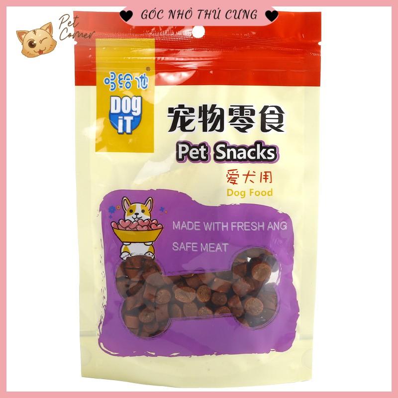 Bánh thưởng Dogit cho thú cưng dạng viên thịt bò 100g (Thức ăn thưởng, đồ ăn nhẹ vị thịt bò cho chó mèo)