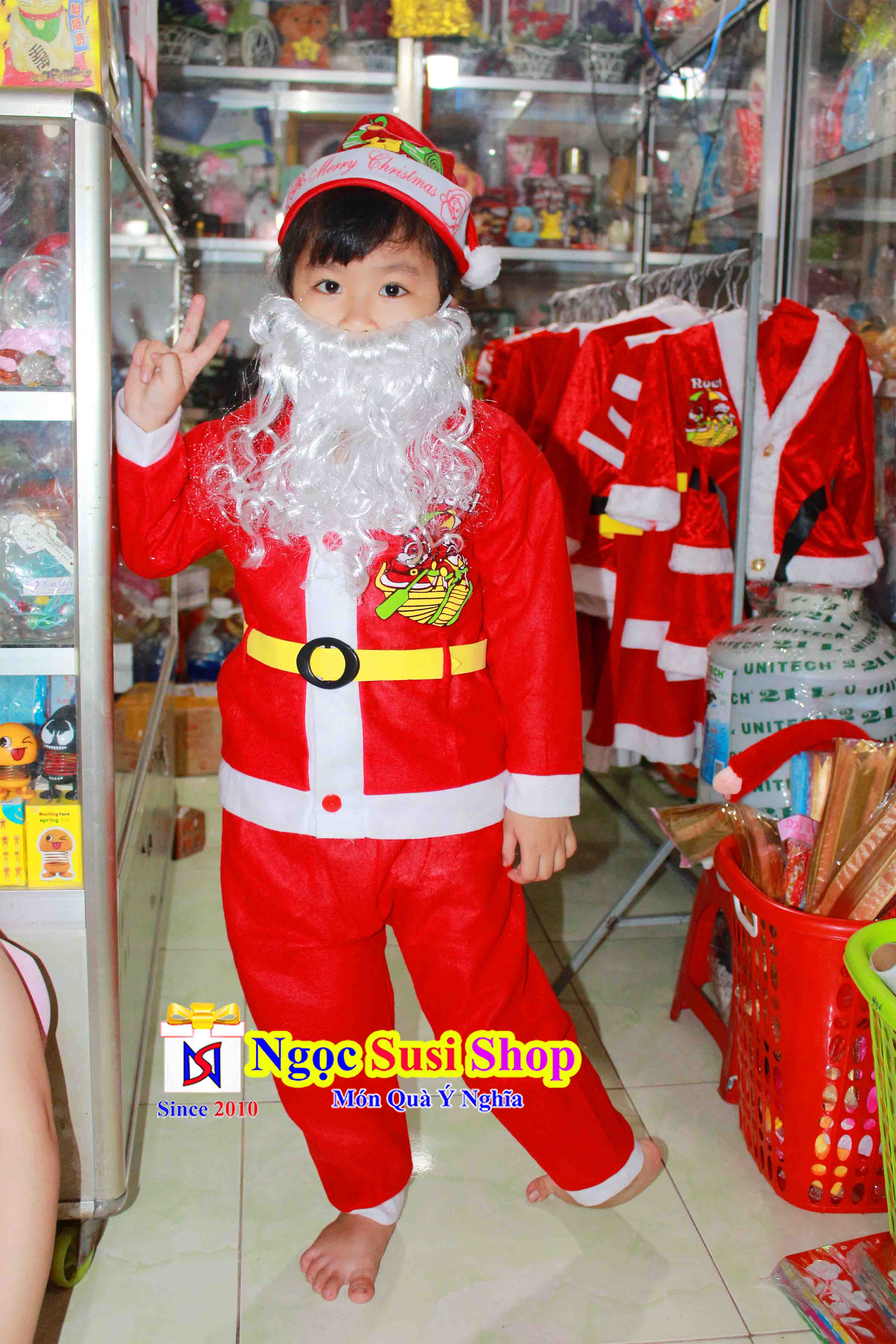 [BÁN LẺ GIÁ SỈ] BỘ ĐỒ ÔNG GIÀ NOEL CHO BÉ YÊU TỪ 1- 10 TUỔI CHẤT VẢI NỈ - QUẦN ÁO NOEL GIÁNG SINH [MẶC ĐI CHƠI CHECK IN CHỤP ẢNH