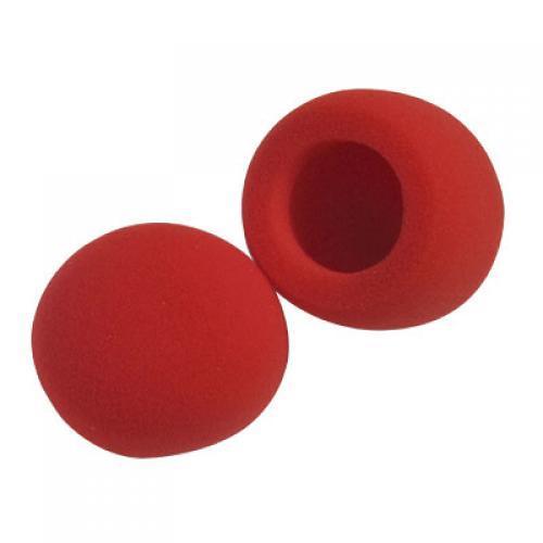 2pcs Handheld Microphone Windscreen Thick Foam Mic Cover Karaoke DJ, Red