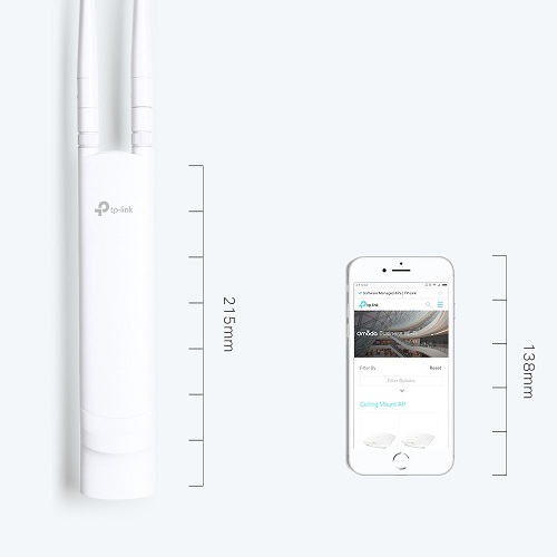 Access Point EAP110-Outdoor WiFi Ngoài Trời Chuẩn N Tốc Độ 300Mbps-hàng chính hãng