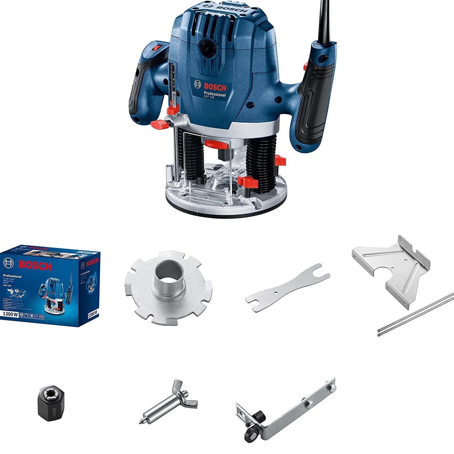 MÁY PHAY GỖ 1/4 INCH (6MM - 8MM) 1300W BOSCH GOF 130 - HÀNG CHÍNH HÃNG