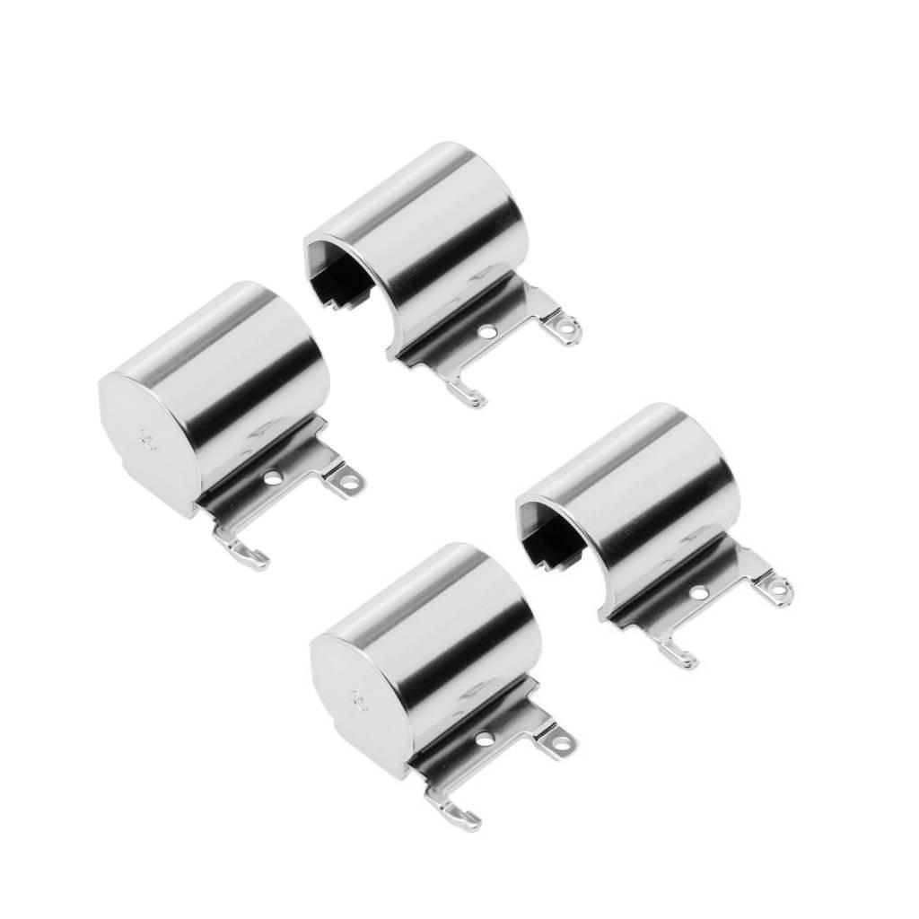 4x Laptop LCD Hinges Cover for HP 250 255 G6 15-BS 15-BW 15-BR silver