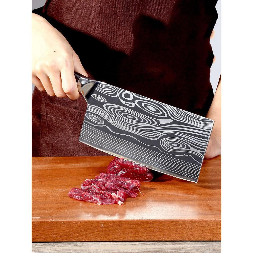 DAO - DAO BẾP NHẬT BẢN USUBA THÉP DAMASCUS MÃ WDT117 nt topcomshop vn