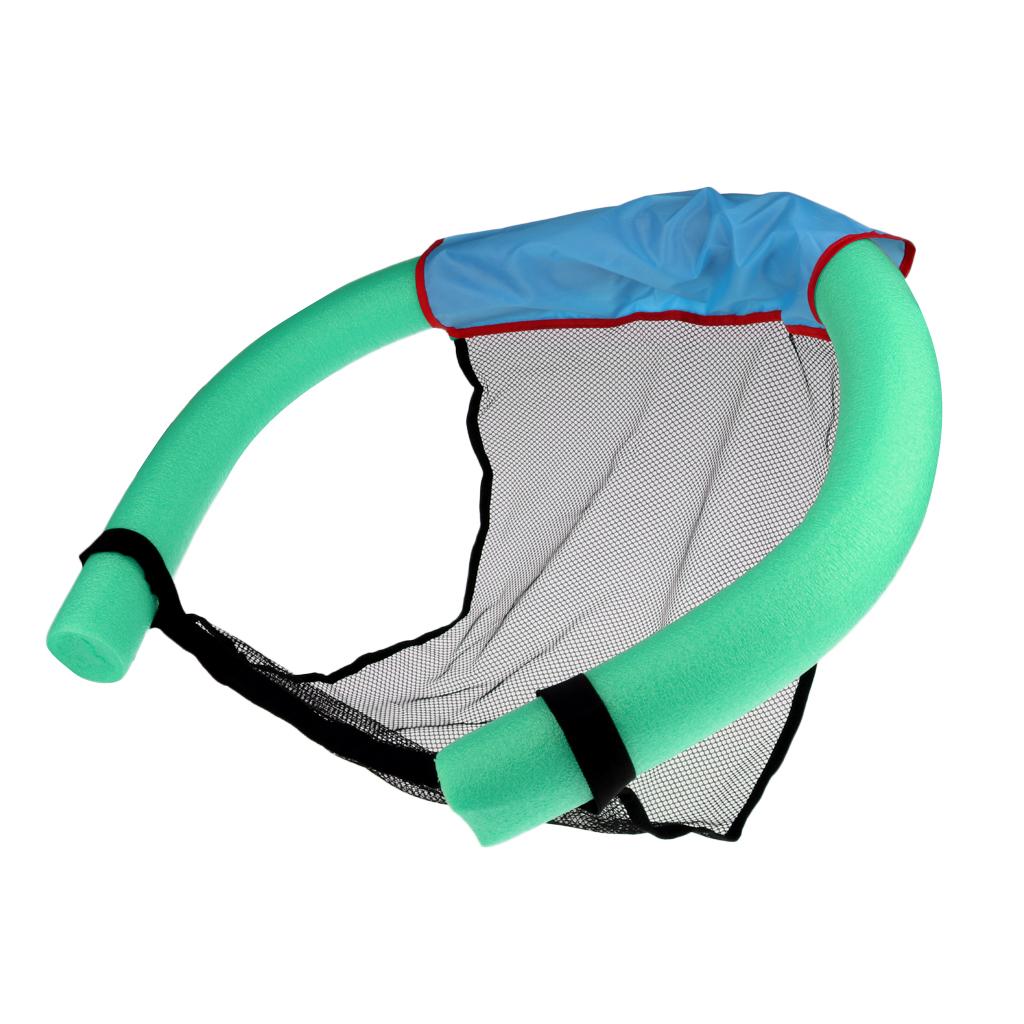 Swimming Noodle Chair Floating Sling Stick Mesh Net Seat Bed Size S Red