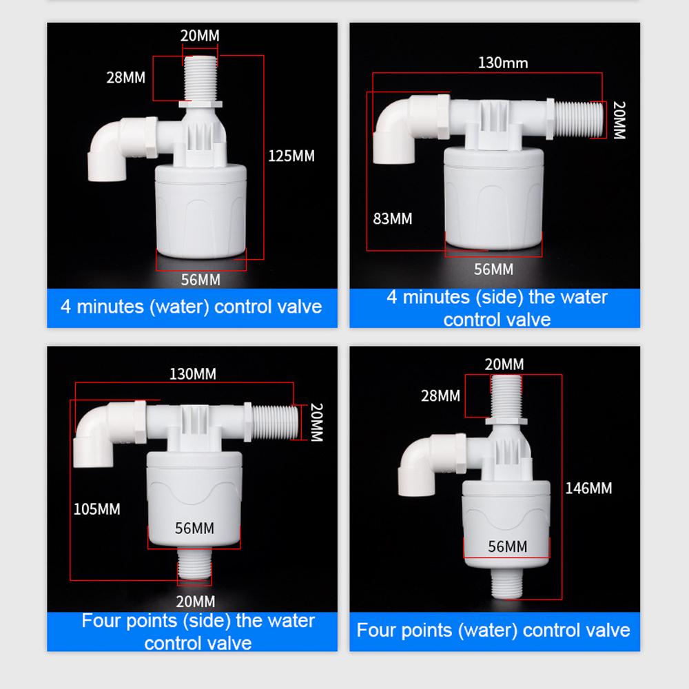Chủ đề 1/2 inch Van điều khiển mực nước tự động Van bi nổi dạng tháp Van cấp nước đầu vào