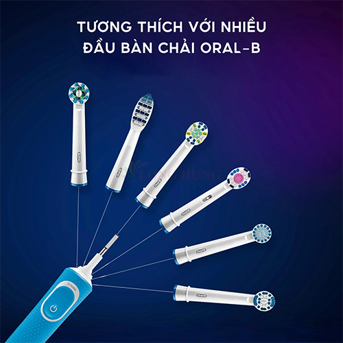 Bàn chải điện trẻ em Oral-B Vitality 100 Disney Travel Case Frozen II Pro 3+ D100.413.2KX - Hàng chính hãng