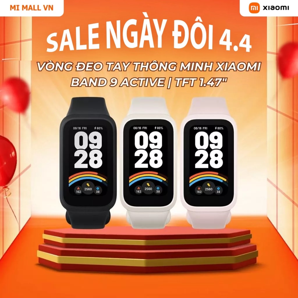 Vòng Đeo Tay Thông Minh Xiaomi Smart Band 9 Active – Hàng Chính Hãng