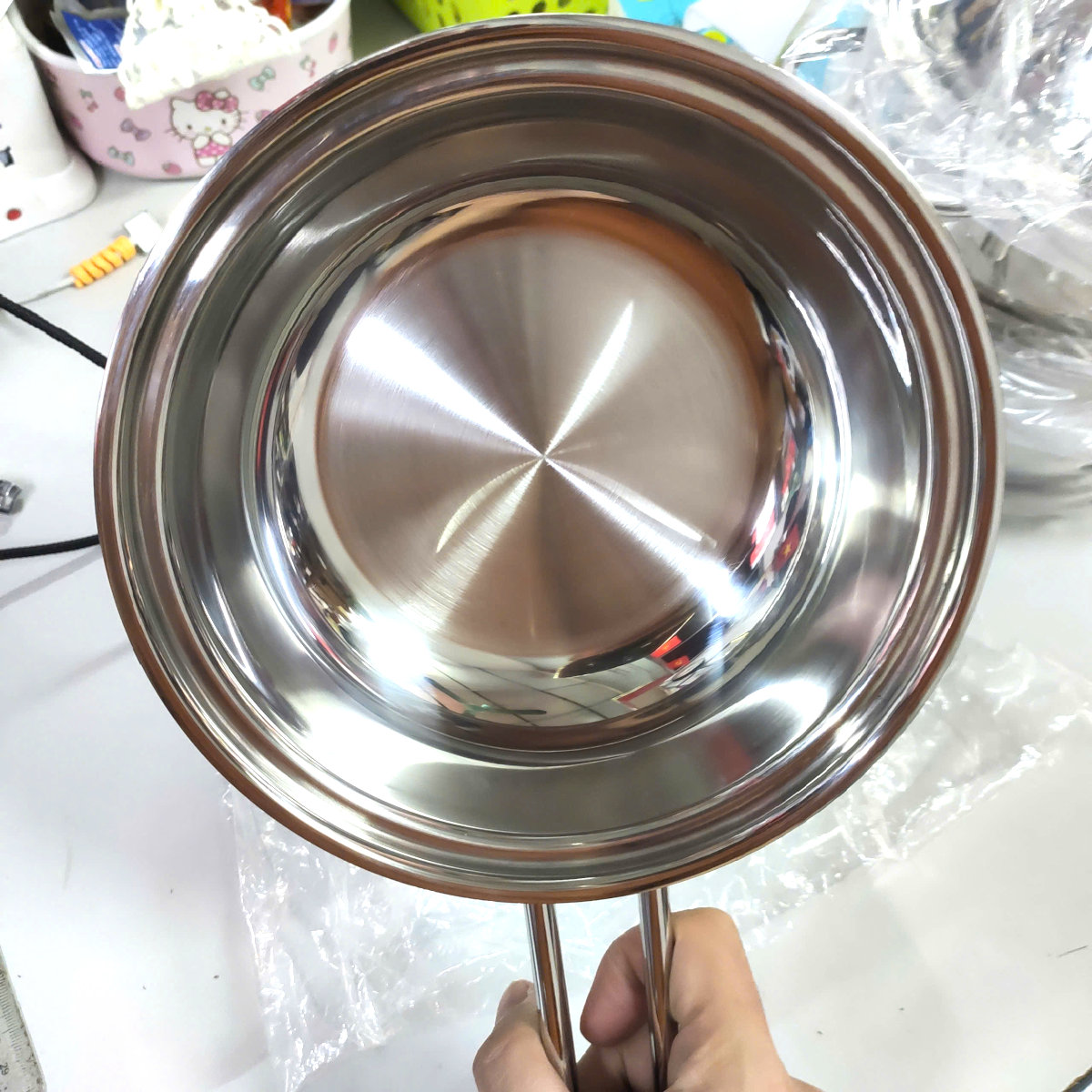 Bộ Nồi Baby 3 Món Fivestar Plus FPB3005 3 Lớp Inox 304 gồm 1 nồi 16 cm 1 xửng 16 cm 1 chảo 16 cm