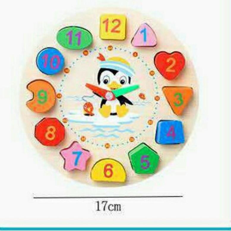 Đồng hồ Gỗ xếp hình