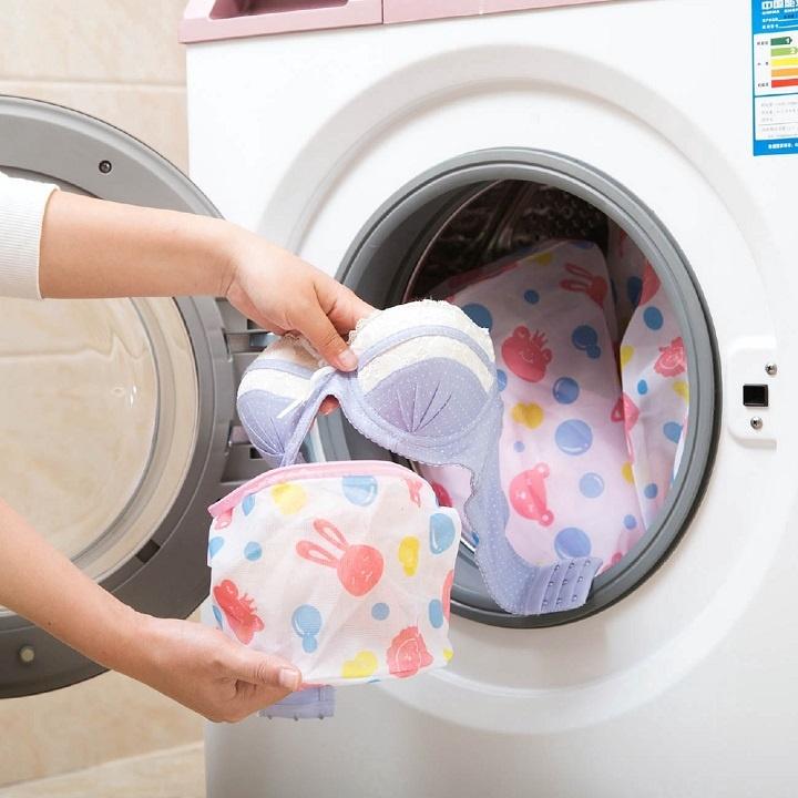 SET 5 CHIẾC TÚI LƯỚI HÌNH HOA GIẶT ĐỒ MÁY GIẶT ĐỦ KÍCH CỠ BẢO VỆ ĐỒ LÓT QUẦN ÁO TRÁNH HƯ HỎNG