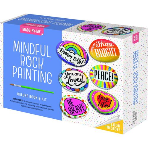 Made By Me - Mindful Rock Painting Deluxe Book &amp; Kit