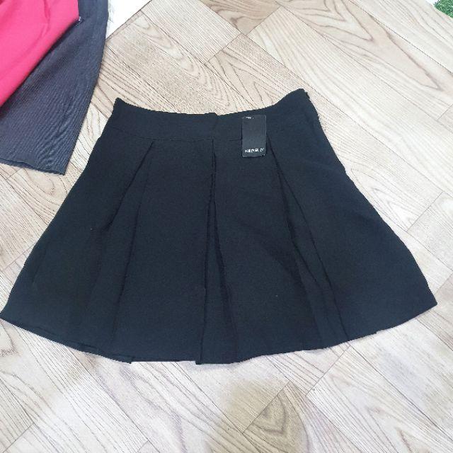 Chân váy xếp ly lưng dây kéo phom 50kg