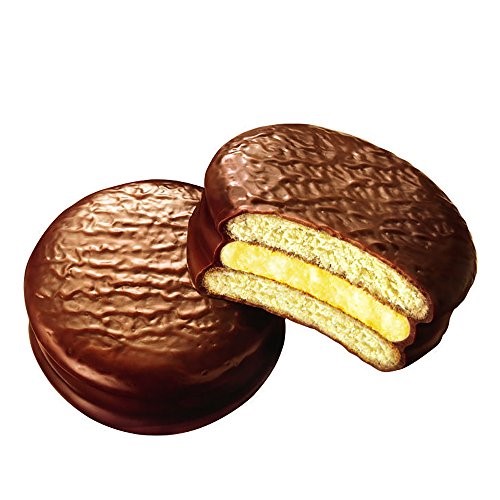 Bánh Lotte Chocopie vị Chuối hộp 336 gr (12 bánh)