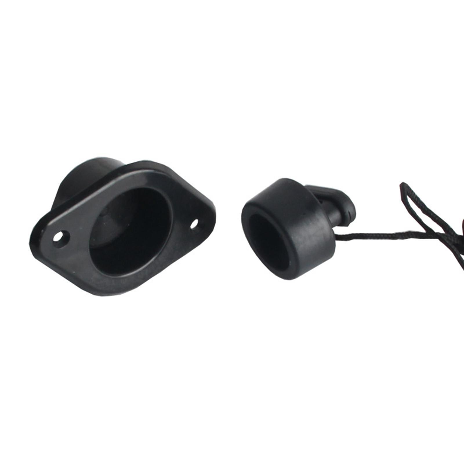 Inflatable Boat Drain with A Pull Cord Durable Lightweight Replacement