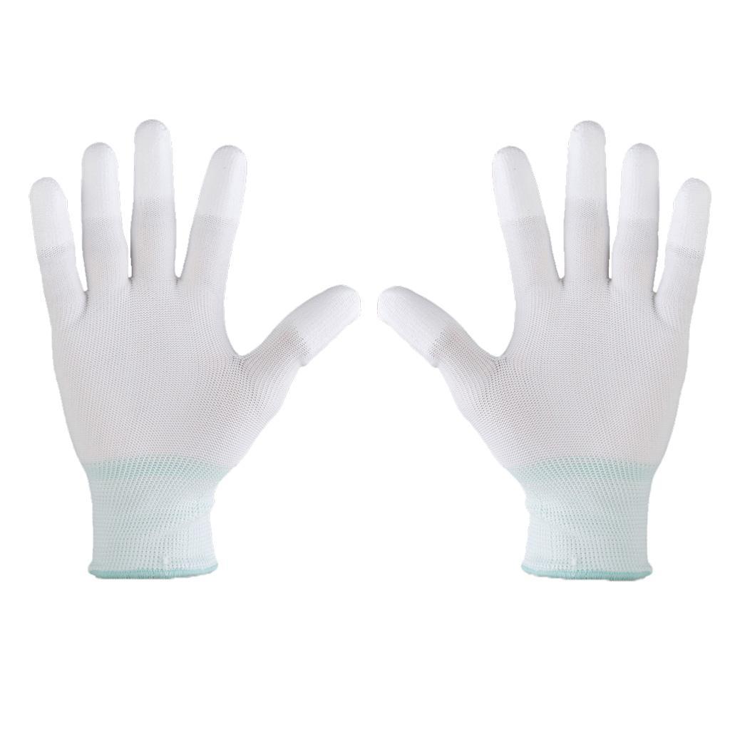 1 Pair Nylon Quilting Gloves for Machine Quilting Sewing Work Gloves Size M
