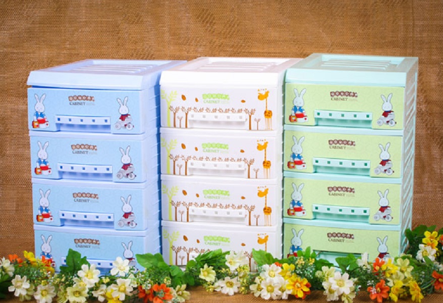 Tủ Doremi 4 Tầng - Màu ngẫu nhiên