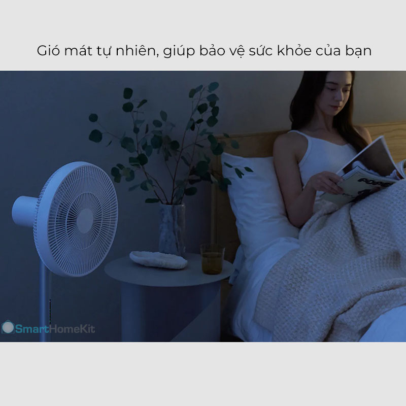 Quạt Điện Thông Minh Smartmi Standing Fan 2S động cơ không chổi than biến tần DC - Hàng Chính Hãng