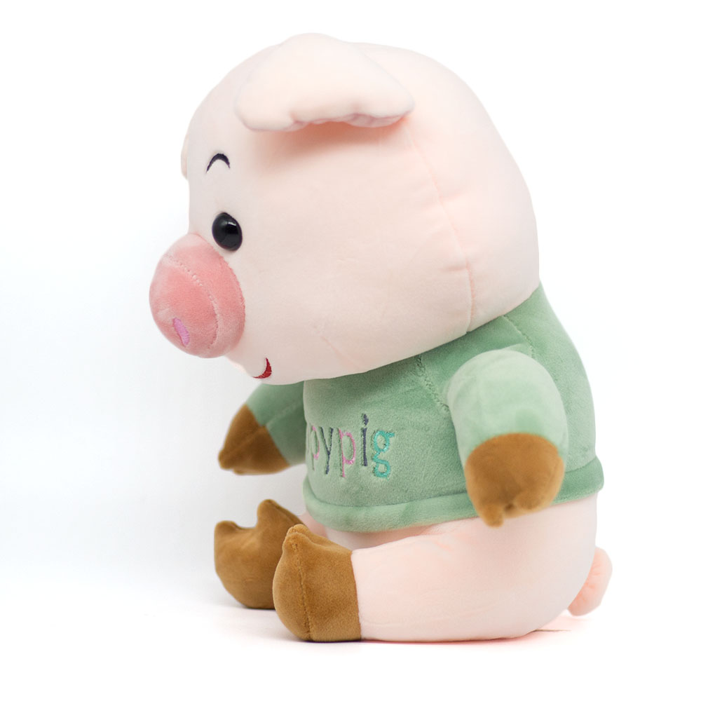 Thú Bông Heo Happy Con Pig Dễ Thương (30CM) - Màu ngẫu nhiên