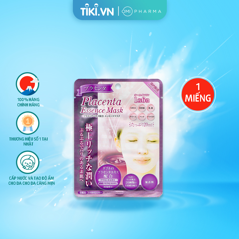 Mặt nạ chống lão hóa tinh chất nhau thai cừu Placenta G Face Mask PL( 1 miếng)