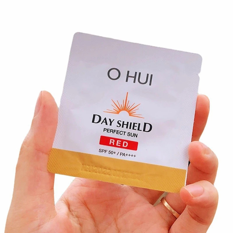 10 gói Sample Kem chống nắng Ohui Day Shield Perfect Sun Red SPF50+/PA++++ 1ml/gói