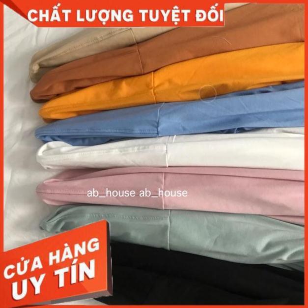 Áo Thun Tay dài ️Trơn Long Tee Form Hàn Xẻng Uzzlang Unisex