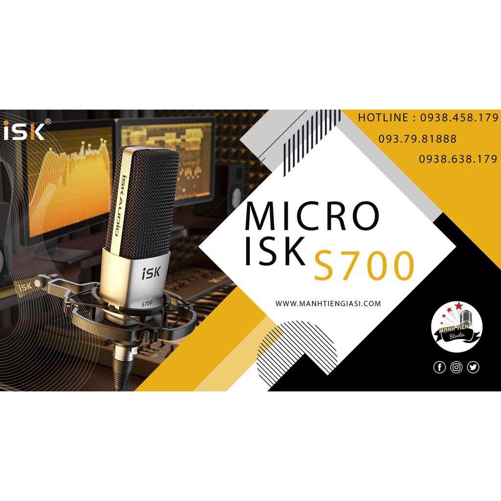 Micro thu âm IKS S700 -hát karaoke, livetream fb,bigo, titok, thu âm - chất lượng chuẩn phòng thu