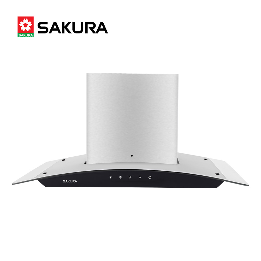 Hình ảnh Máy Hút Mùi Kính Cong Cảm Ứng SAKURA SR-7730G Hàng Chính Hãng