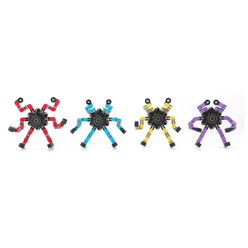 Đồ chơi con quay spinner robot biến hình thông minh cho bé