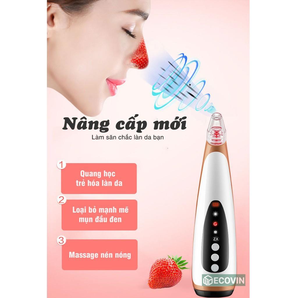 Máy Hút Mụn, Massage Nóng Thư Giãn Làn Da, Làm Sạch Bụi Bẩn Bã Nhờn Skincare