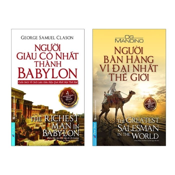 Sách - Combo 2 cuốn: Người Giàu Có Nhất Thành Babylon + Người Bán Hàng Vĩ Đại Nhất Thế Giới