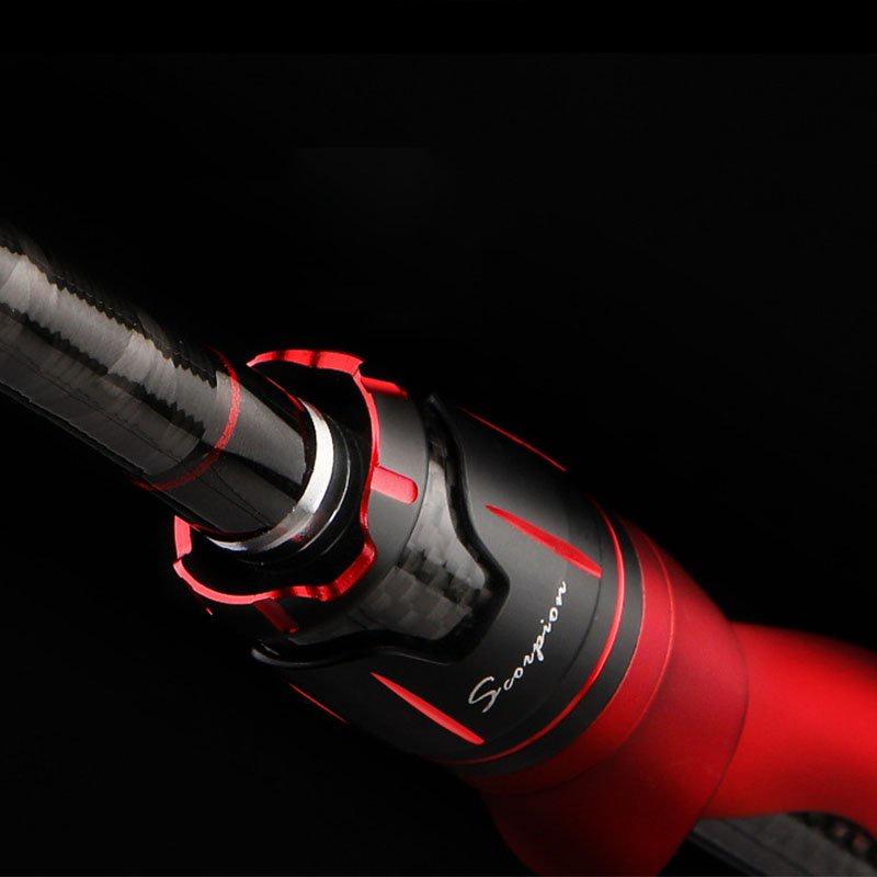 Cần câu cá - Cần câu lure máy đứng và ngang cao cấp Scorpion khoen FUJI mã CM16