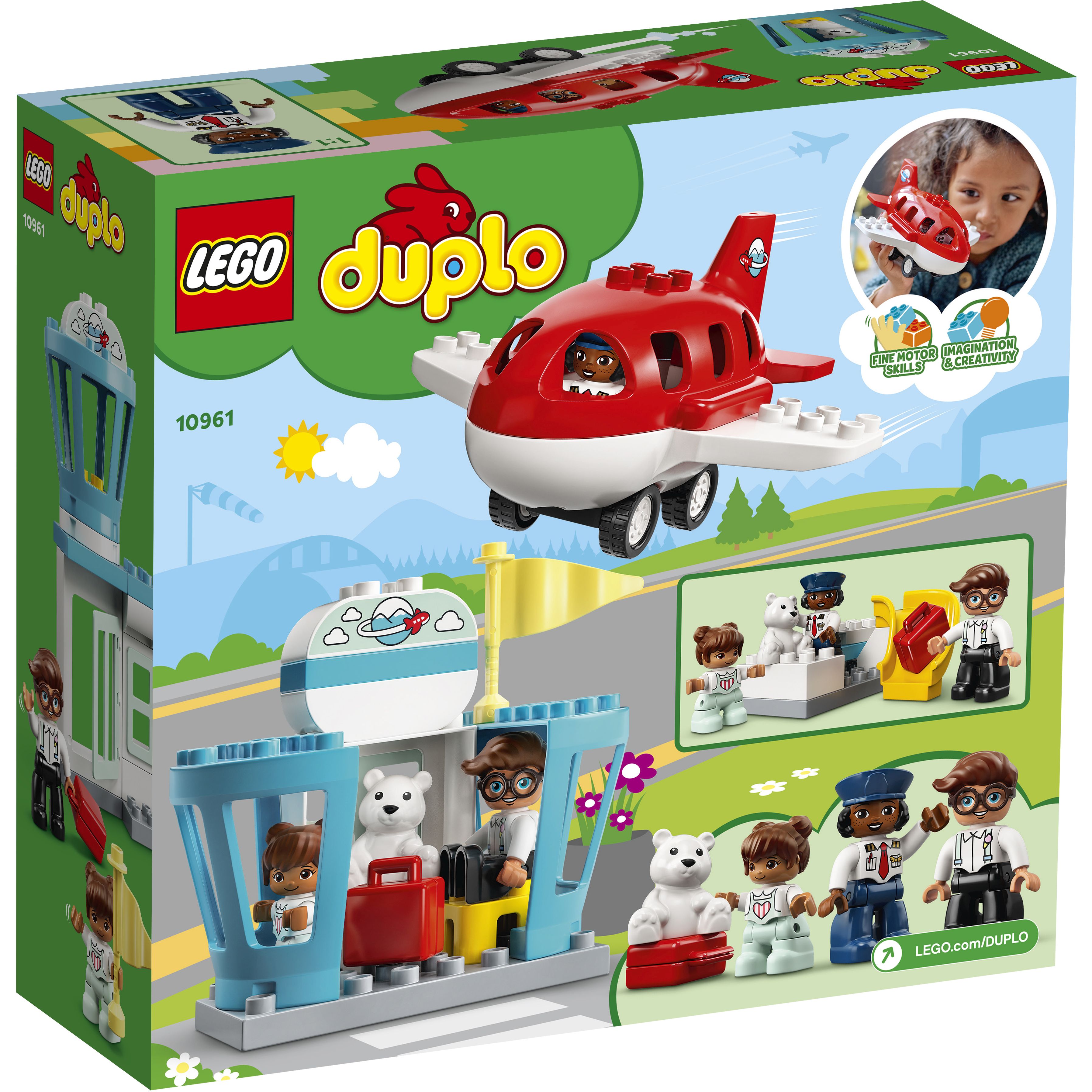 LEGO DUPLO 10961 Bộ lắp ráp sân bay cho bé (28 chi tiết)