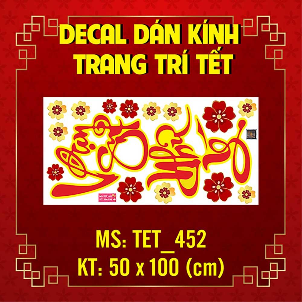 DECAL TRANG TRÍ TẾT 2023 COMBO SỐ 16