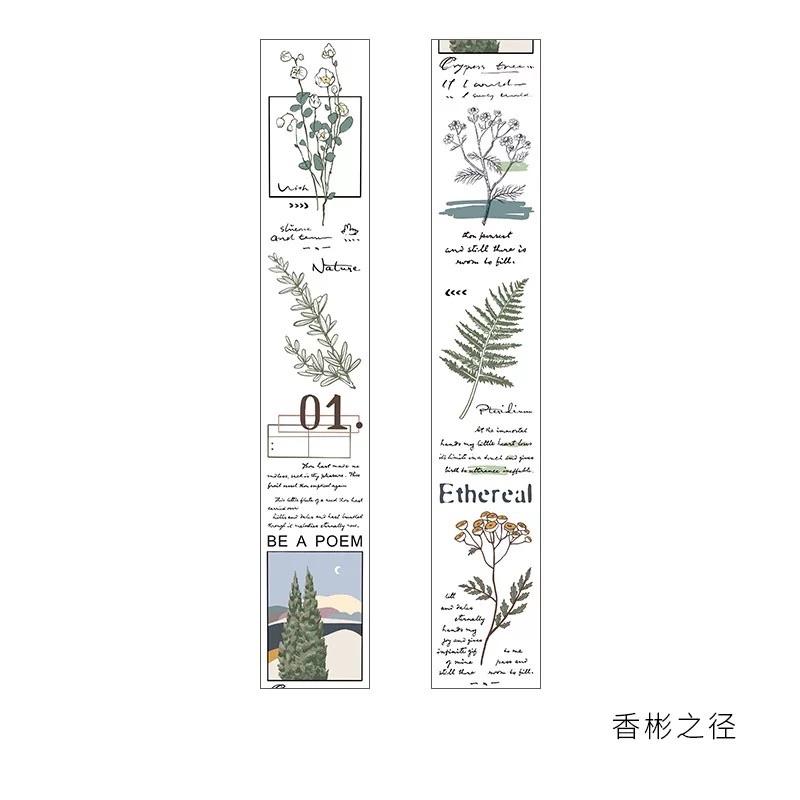 Dây stickers 35cm kiểu cổ điển và minimalist - Bướm