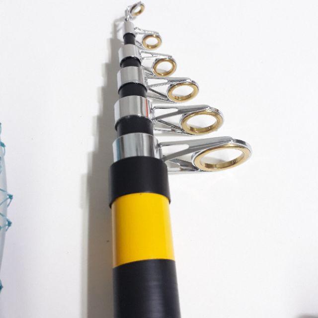 Bộ cần câu rút shimano 3m6 máy 7000